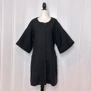 ELIZABETH & JAMES 100% Wool Oversized Cape Coat